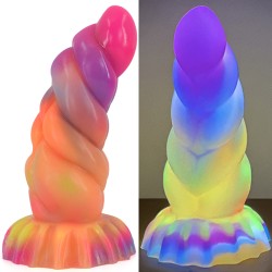 luminous silicone dildo 08